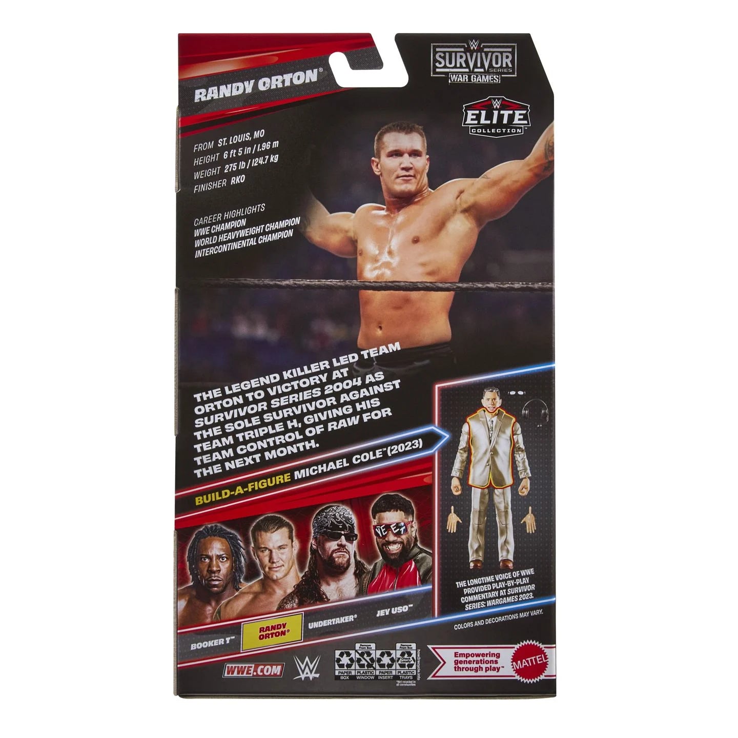WWE Survivor Series: Elite Collection  |  Randy Orton (Michael Cole BAF)