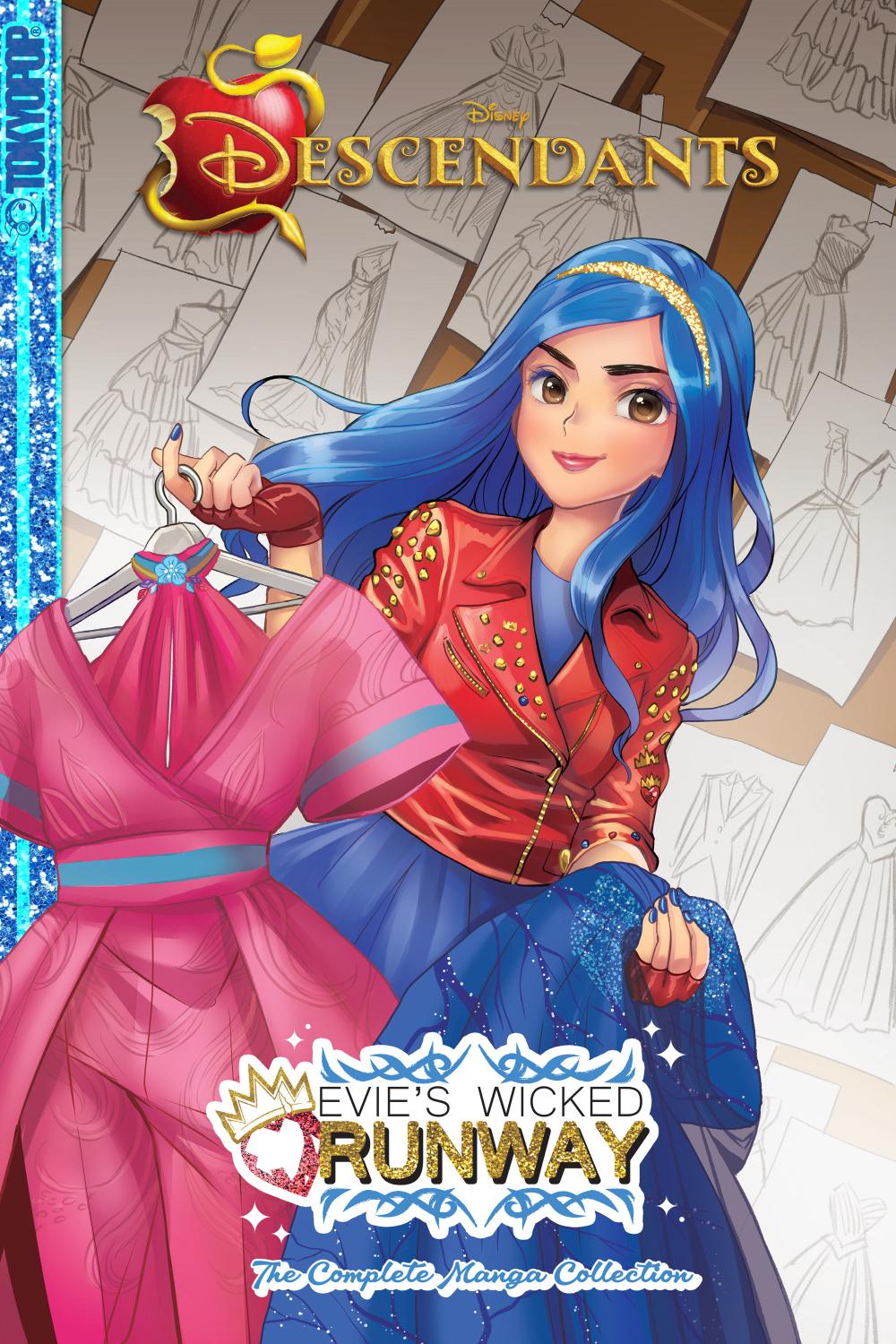 DISNEY DESCENDANTS EVIES WICKED RUNWAY THE COMPLETE MANGA COLLECTION