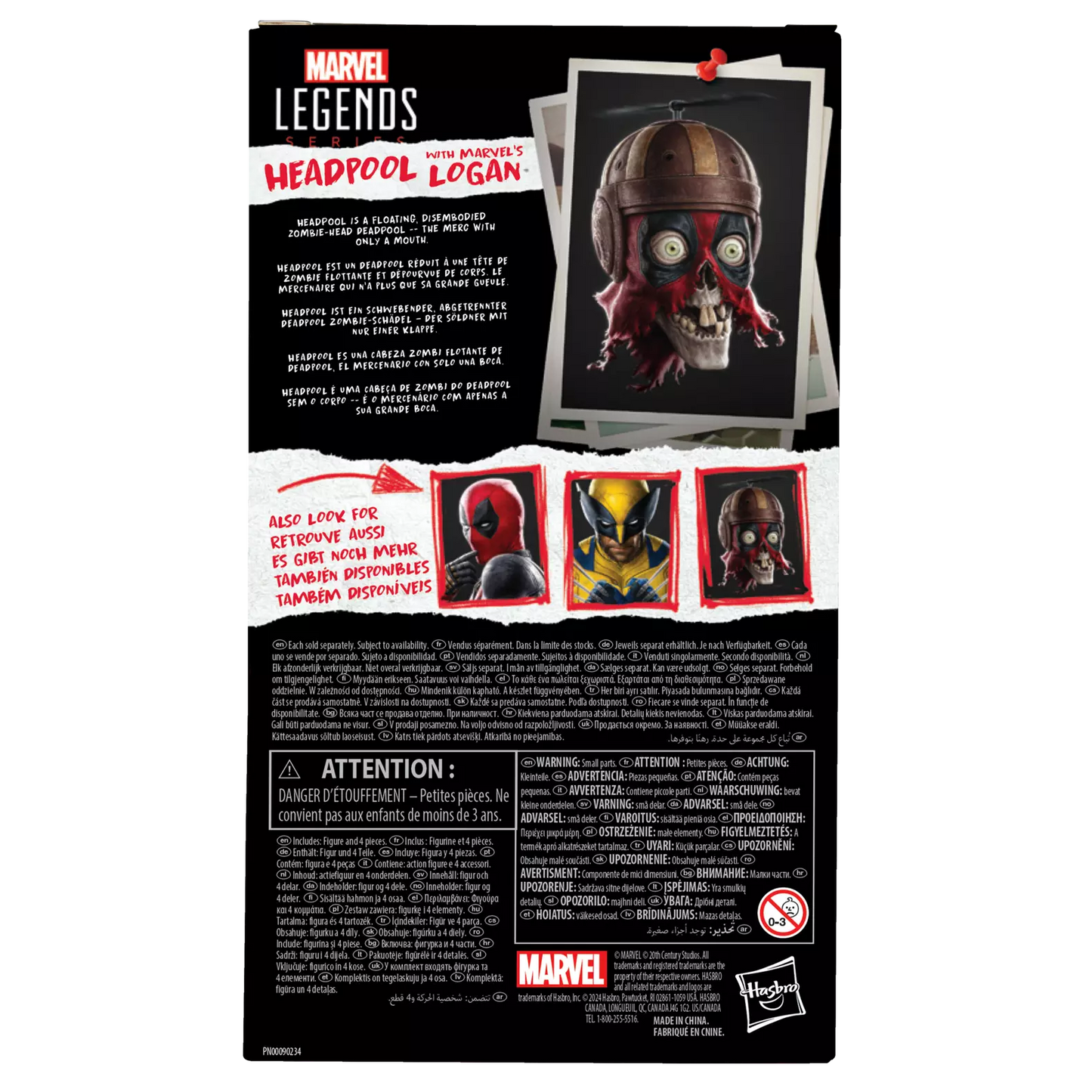 Marvel Legends: Deadpool & Wolverine  |  Headpool with Marvel's Logan