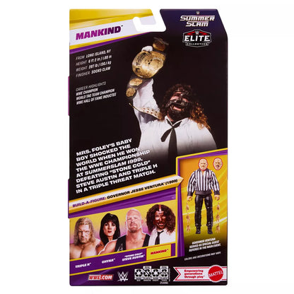WWE Elite Collection  |  Mankind: Summer Slam (Build-a-Figure Governor Jesse Ventura)