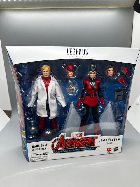 Marvel Legends | Avengers Two Pack: Hank Pym (Giant-Man) & Janet Van Dyne (Wasp)