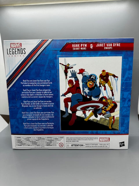 Marvel Legends | Avengers Two Pack: Hank Pym (Giant-Man) & Janet Van Dyne (Wasp)